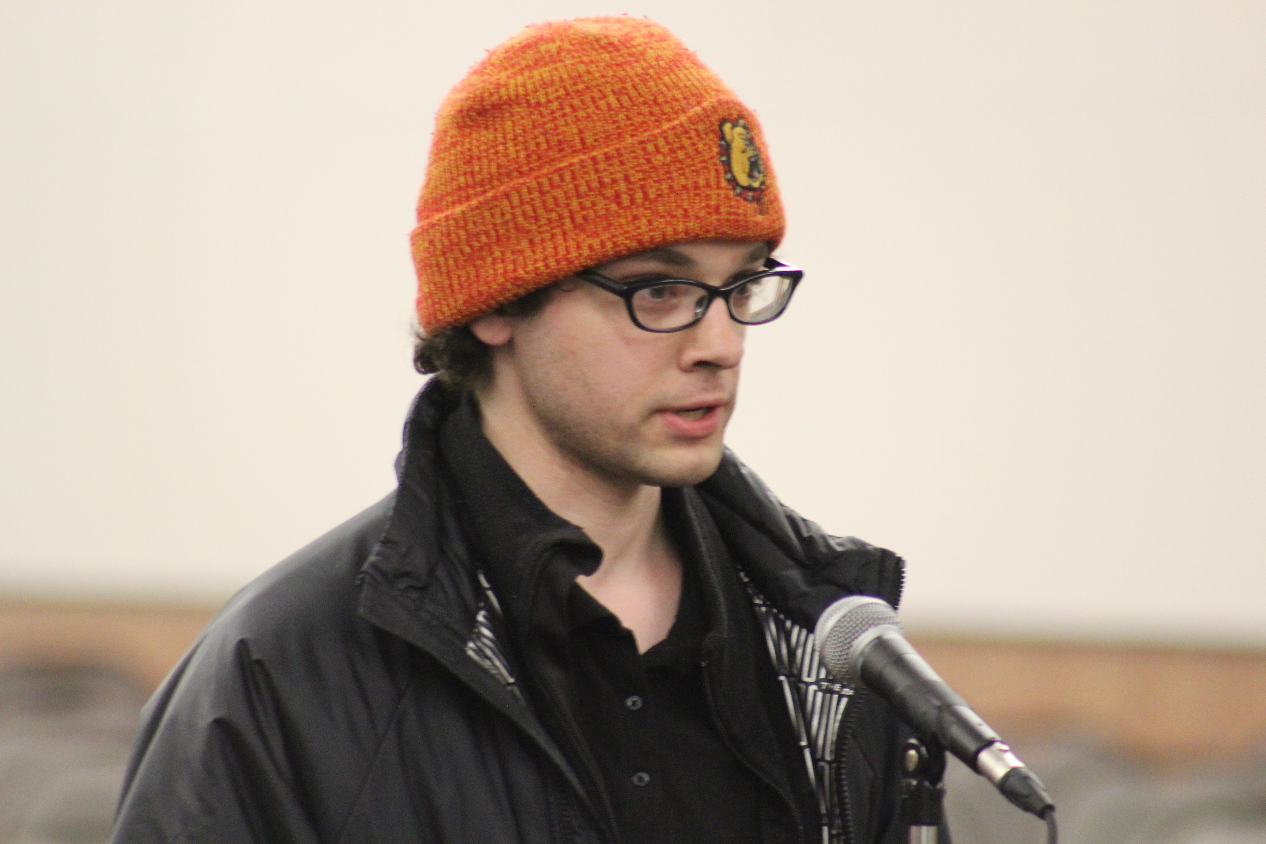 Former Ferris student and Big Rapids resident Justin Macauley was motivated to speak on the topic after following protests at Standing Rock, North Dakota.