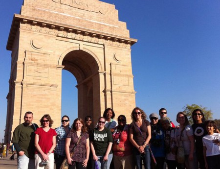 Studying in India: Steven MacKay, FSU student, along with 11 other students, above, studied abroad in India over spring break. This trip was part of the new course Global Experience Learning: India. Photo Courtesy by Tara Benzing Studying in India: Steven MacKay, FSU student, along with 11 other students, above, studied abroad in India over spring break. This trip was part of the new course Global Experience Learning: India. Photo Courtesy by Tara Benzing