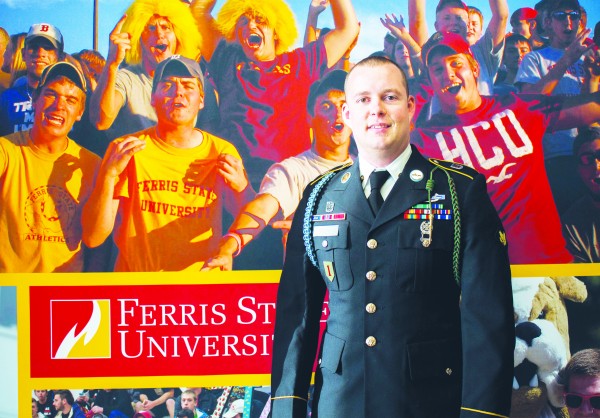 Gabriel Mancil was deployed in Afghanistan in 2011 and then moved to Michigan in order to marry his wife and attend FSU