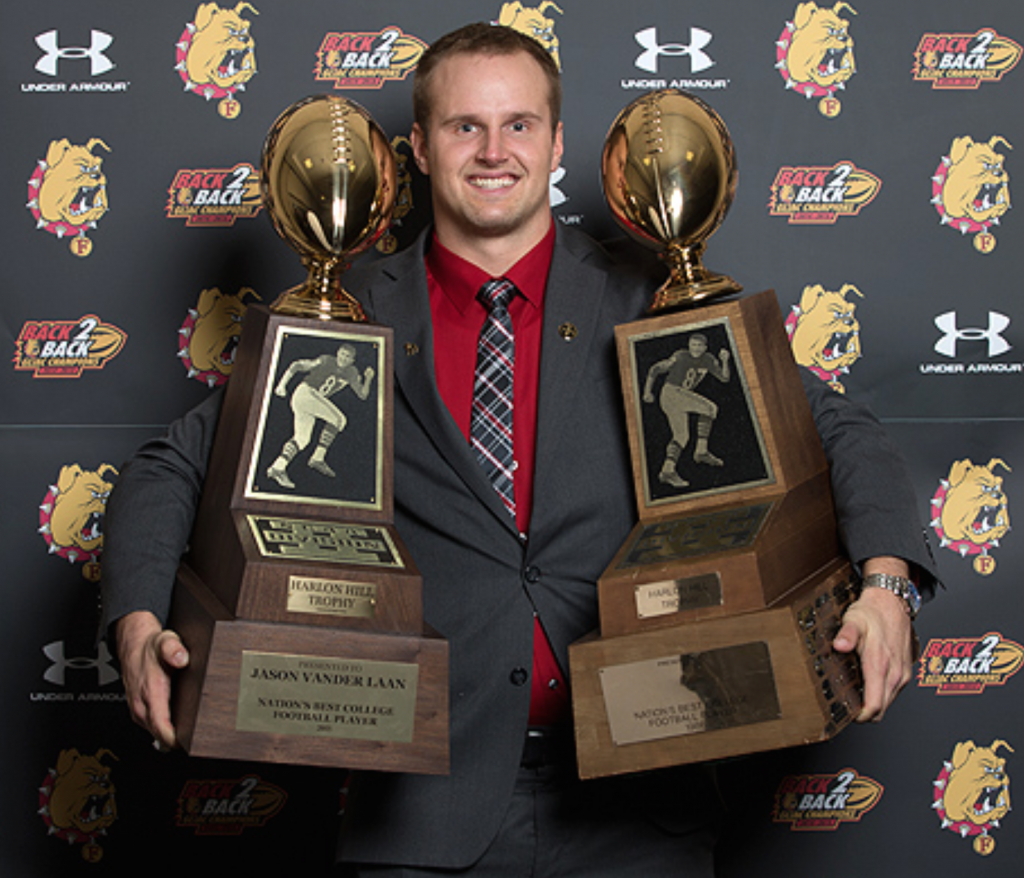 Vander Laan wins second Harlon Hill Trophy The Ferris State Torch